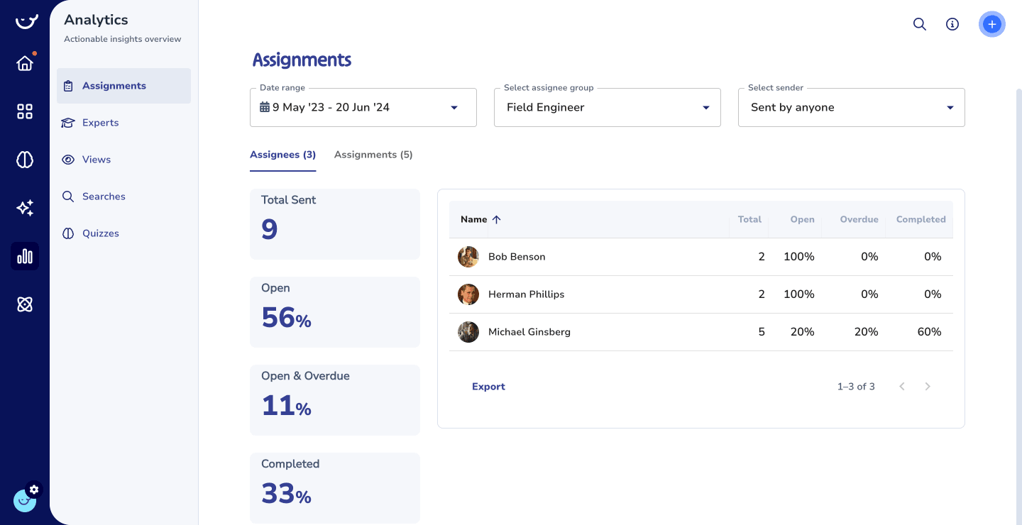 Whale SOP and Training Platform Screenshot