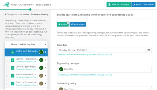 Software Developer Onboarding Checklist