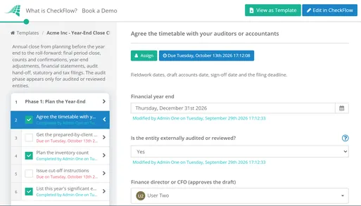 Year-End Close Checklist