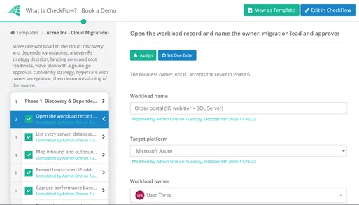 Cloud Migration Checklist