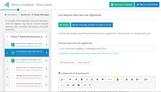 IT Asset Management Checklist