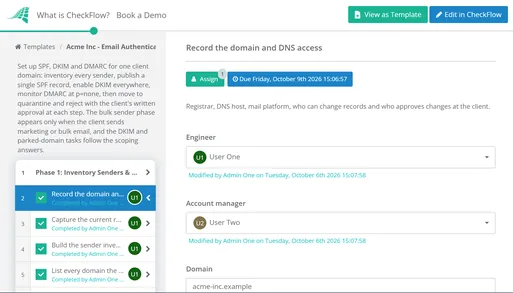 Email Authentication (SPF, DKIM, DMARC) Setup Checklist