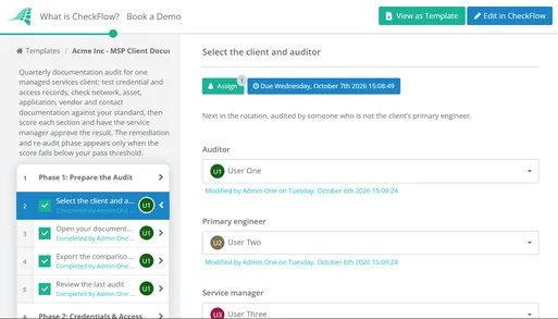 MSP Client Documentation Audit Checklist