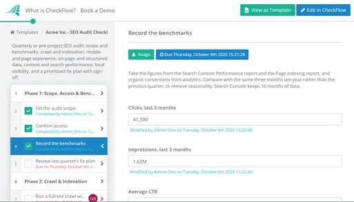 SEO Audit Checklist