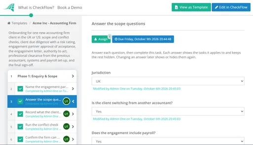 Accounting Firm Client Onboarding Checklist Template