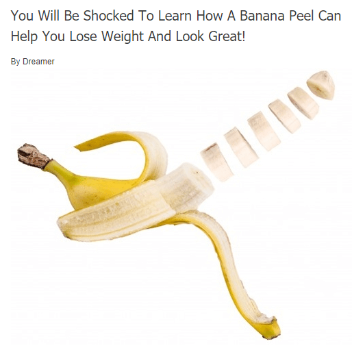 You Will Be Shocked To Learn How A Banana Peel Can Help You Lose Weight And Look Great!